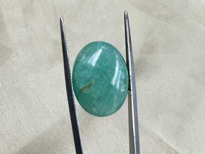 Natural Emerald  Round Shape cut stone  16.67 carat