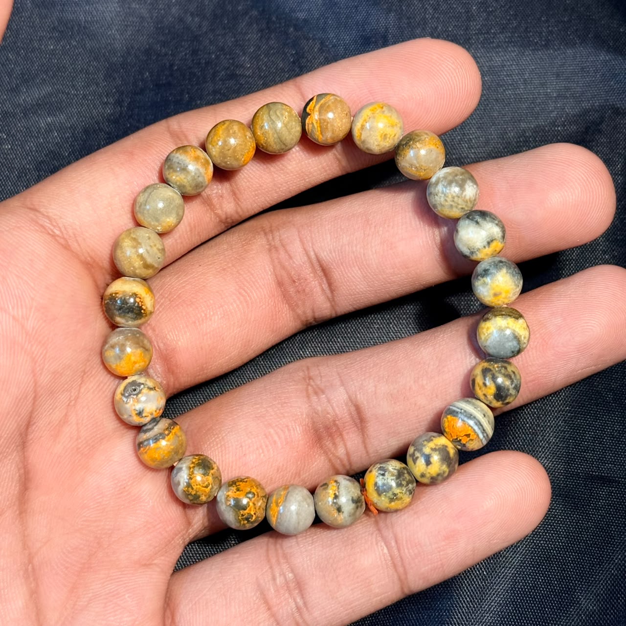 AAA Bumblebee Jasper Bracelet (Confidence & Motivation)
