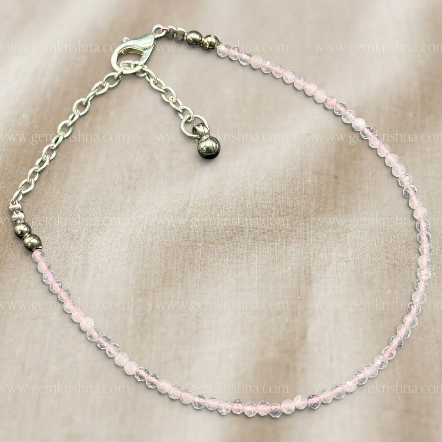Rose Quartz Anklet (Love and Emotional Healing)
