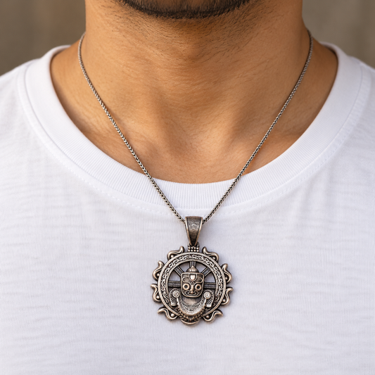 925 Silver Shree Jagannath Pendant – 10 g & 21 g (Devotion & Grace)
