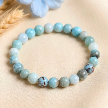 Larimar Bracelet (Calmness and Ocean Energy)