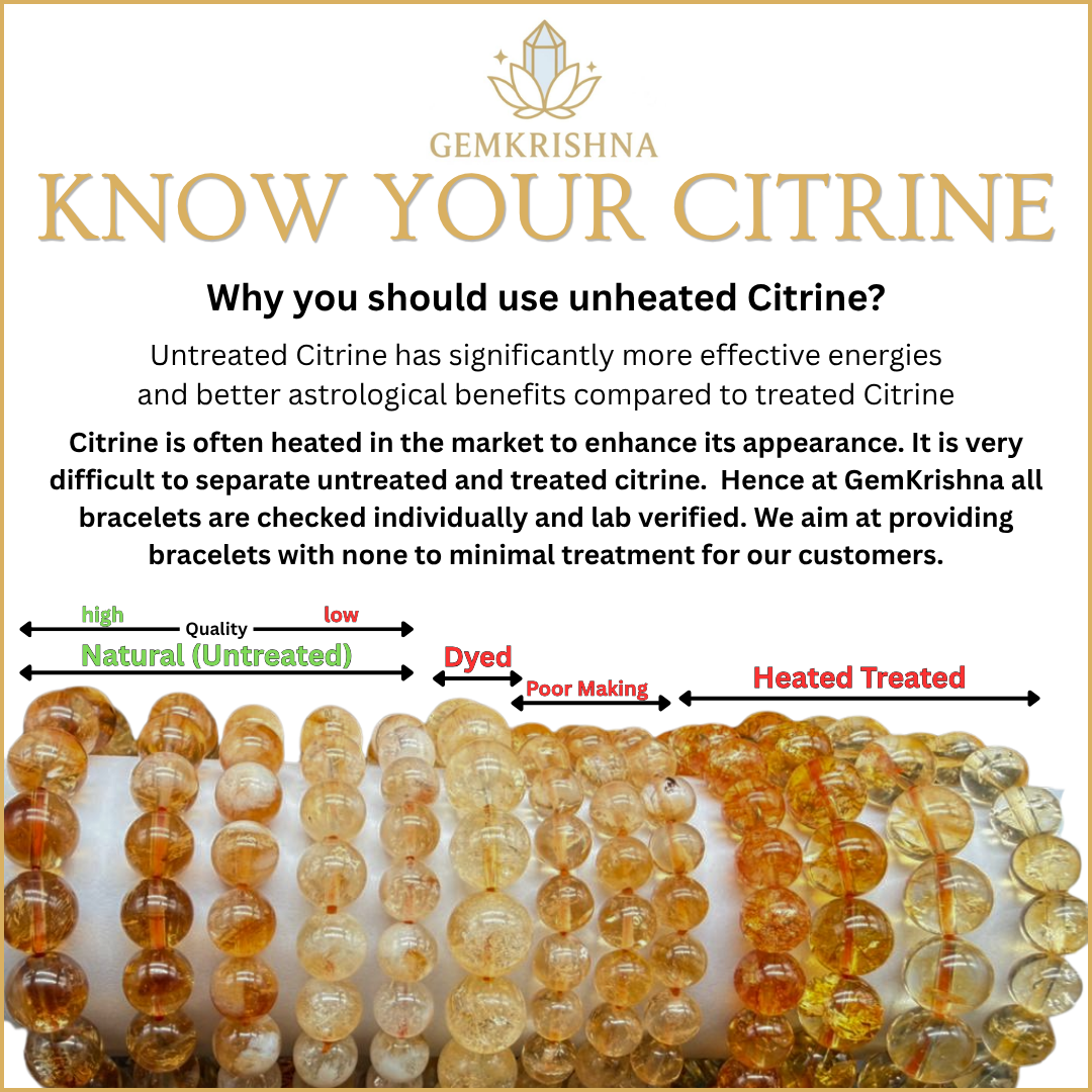 GemKrishna banner about natural citrine and bracelet quality