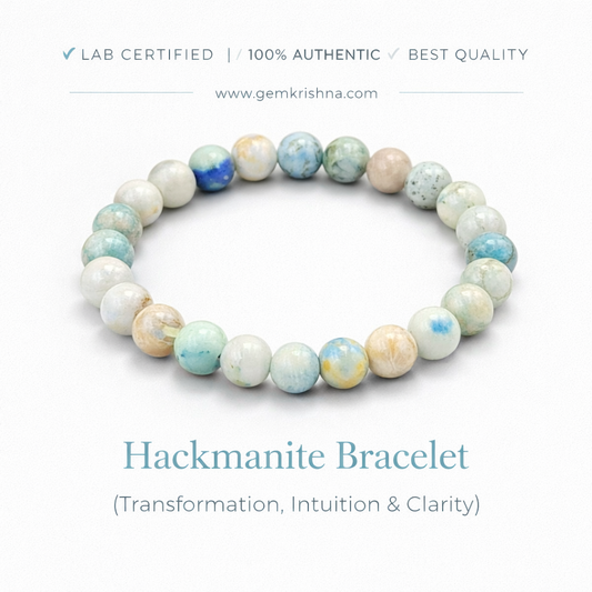 Hackmanite Bracelet (Transformation, Intuition & Clarity) premium GemKrishna product cover