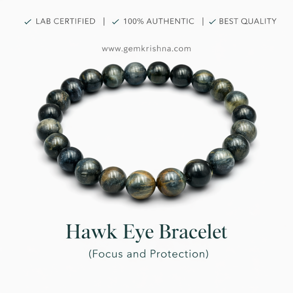 Hawk Eye Bracelet (Focus and Protection) premium GemKrishna product cover