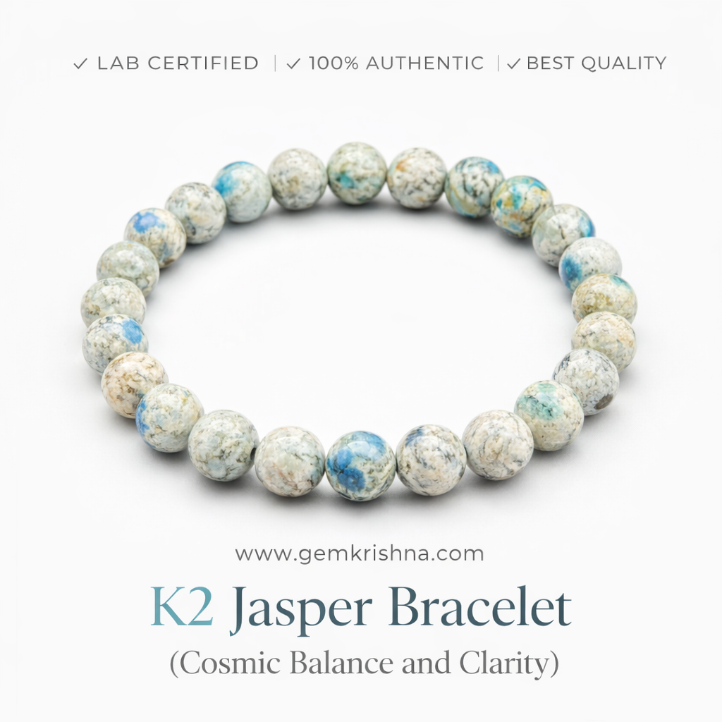 K2 Jasper Bracelet (Cosmic Balance and Clarity) premium GemKrishna product cover