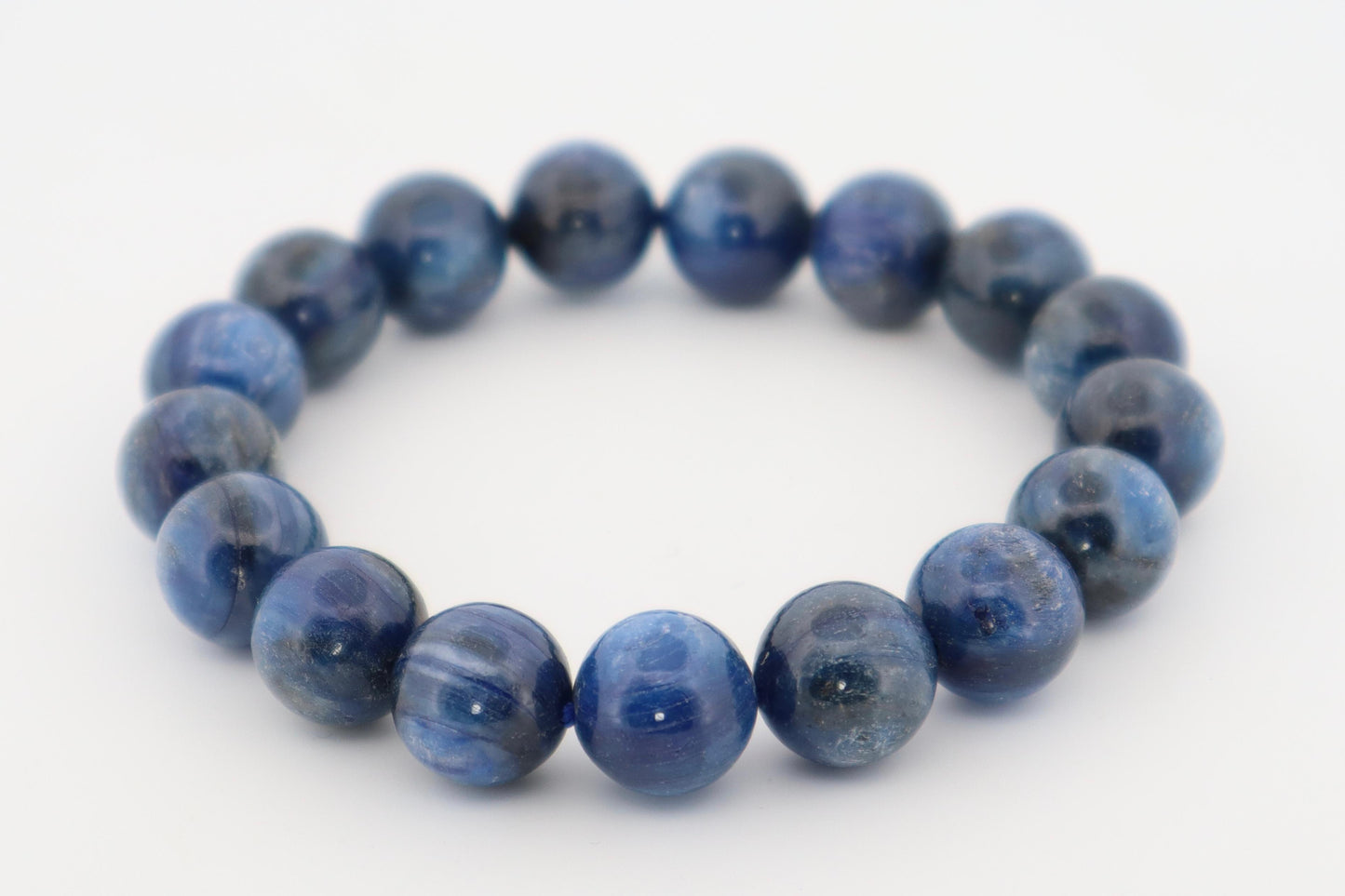 Kyanite Bracelet (Aligns Chakras and Clears Negative Energy) 🔷🧘‍♂️