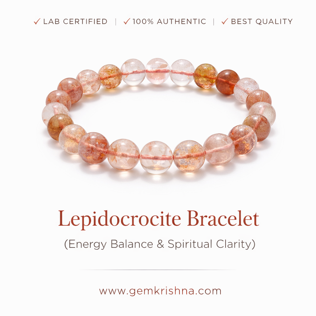 Lepidocrocite Bracelet (Energy Balance & Spiritual Clarity) premium GemKrishna product cover
