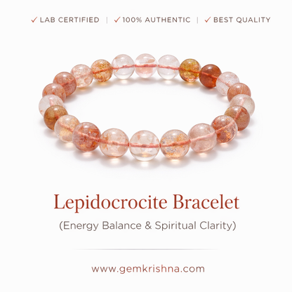 Lepidocrocite Bracelet (Energy Balance & Spiritual Clarity) premium GemKrishna product cover