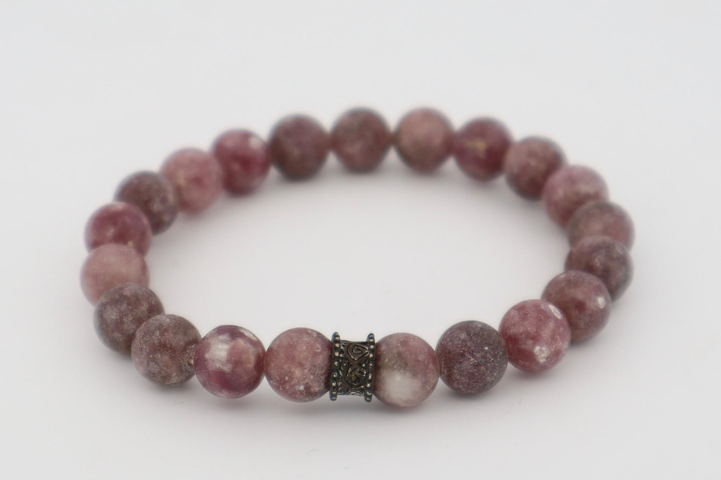 Lepidolite Bracelet (Relieves Stress and Promotes Emotional Healing) 💜🌙
