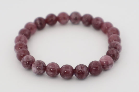 Lepidolite Bracelet (Relieves Stress and Promotes Emotional Healing) 💜🌙