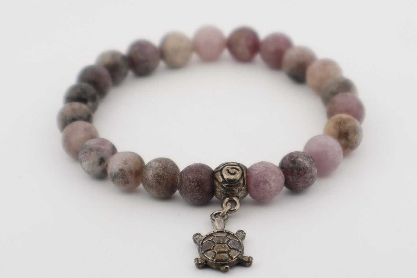 Lepidolite Bracelet (Relieves Stress and Promotes Emotional Healing) 💜🌙