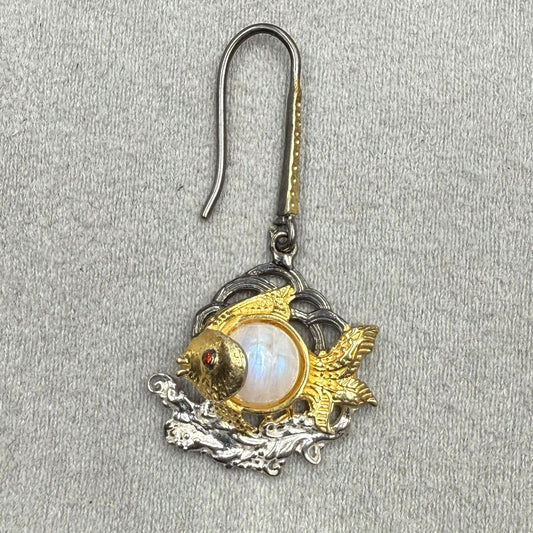 Cubic Zirconia Fish Locket