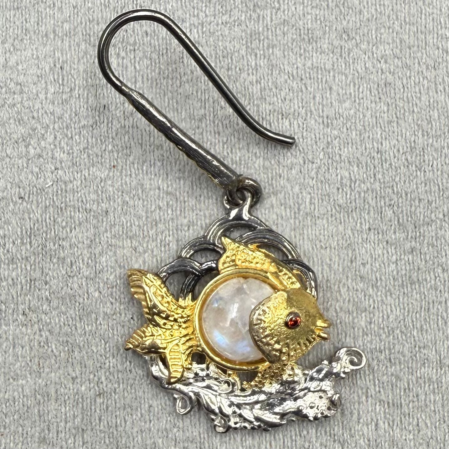 Cubic Zirconia Fish Locket