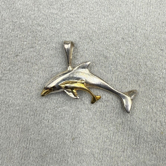 Zubic Zirconia Dolphin Locket