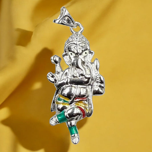 Ganesh Ji Full Body Sterling Silver Locket