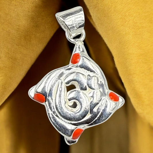 OM Sterling Silver Locket