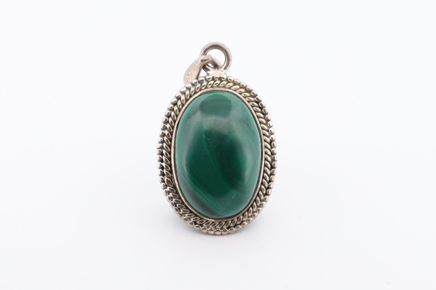Natural Malachite Silver Lockets – For Transformation & Protection