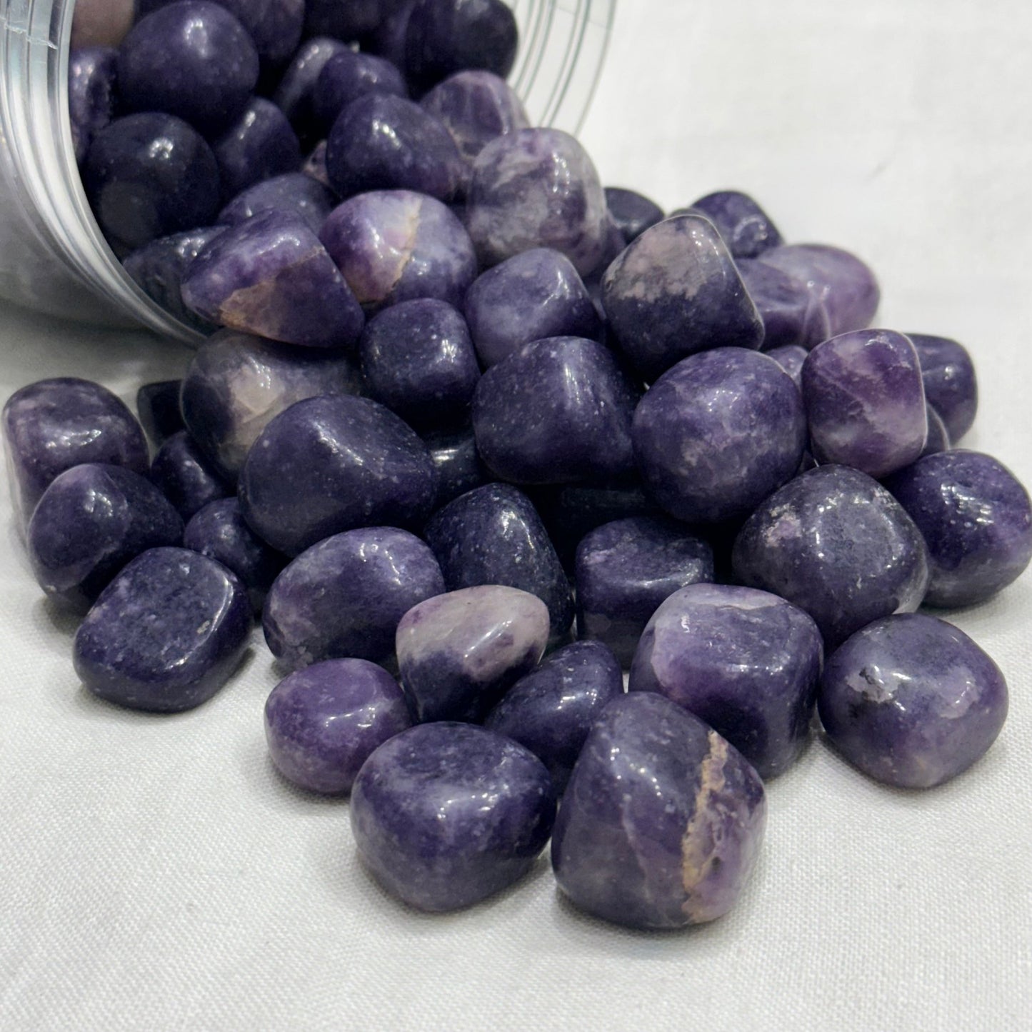 Natural Amethyst Tumble (Calmness and Peace) - GemKrishna