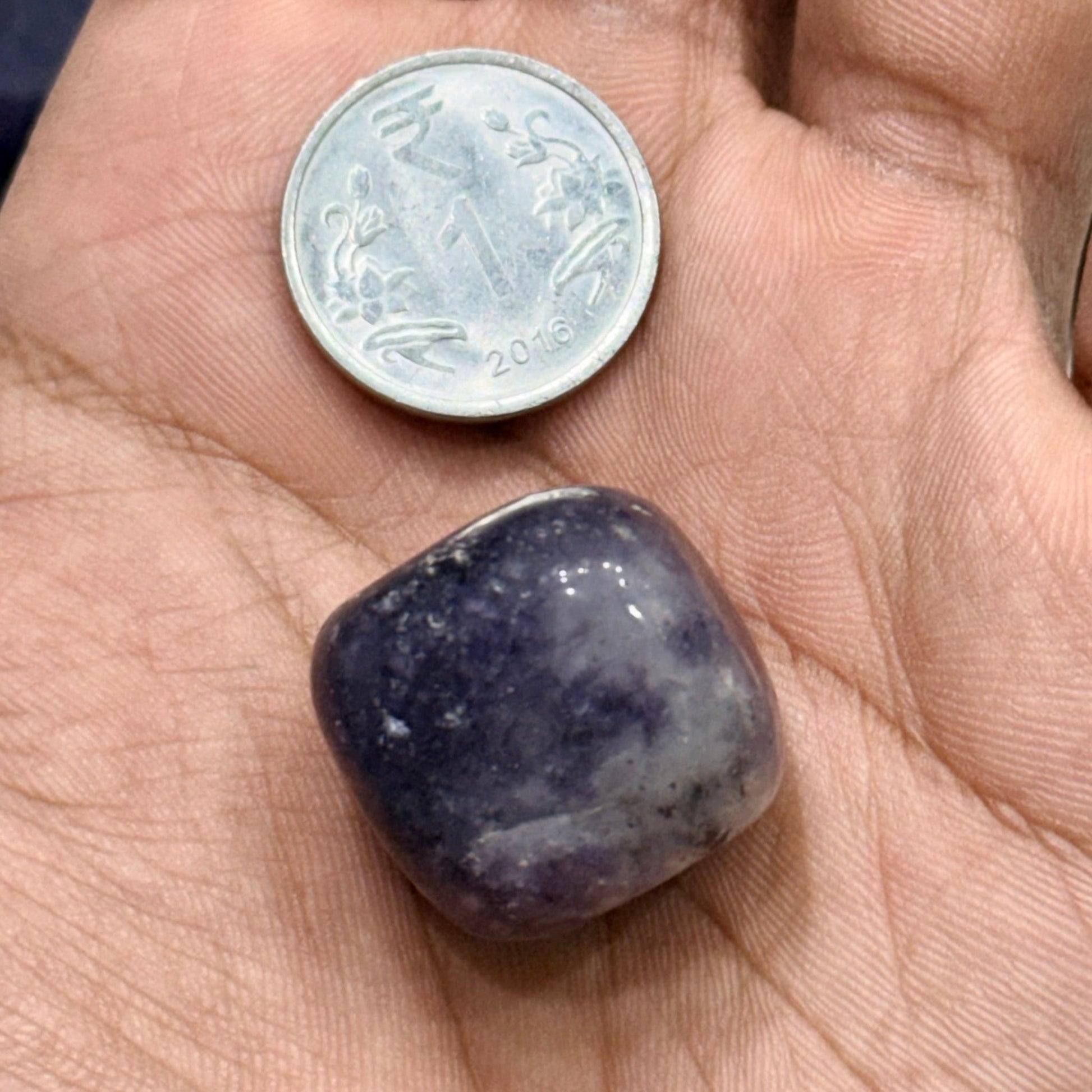 Natural Amethyst Tumble (Calmness and Peace) - GemKrishna