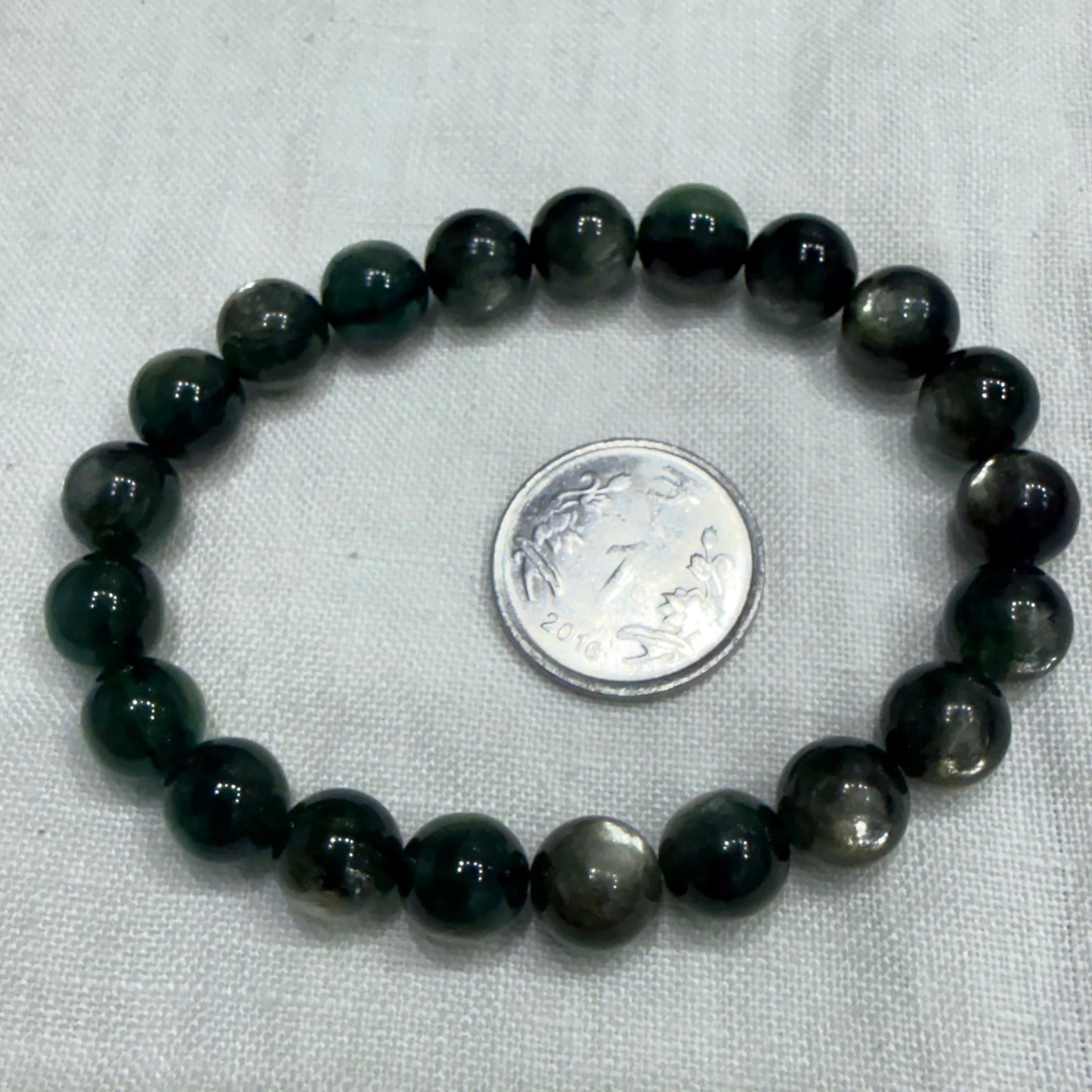 Natural Green Lepidolite AAA quality 8/10/12 mm Lab Tested - GemKrishna