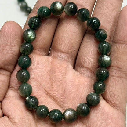 Natural Green Lepidolite AAA quality 8/10/12 mm Lab Tested - GemKrishna
