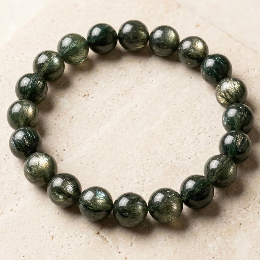 Natural Green Lepidolite AAA quality 8/10/12 mm Lab Tested - GemKrishna