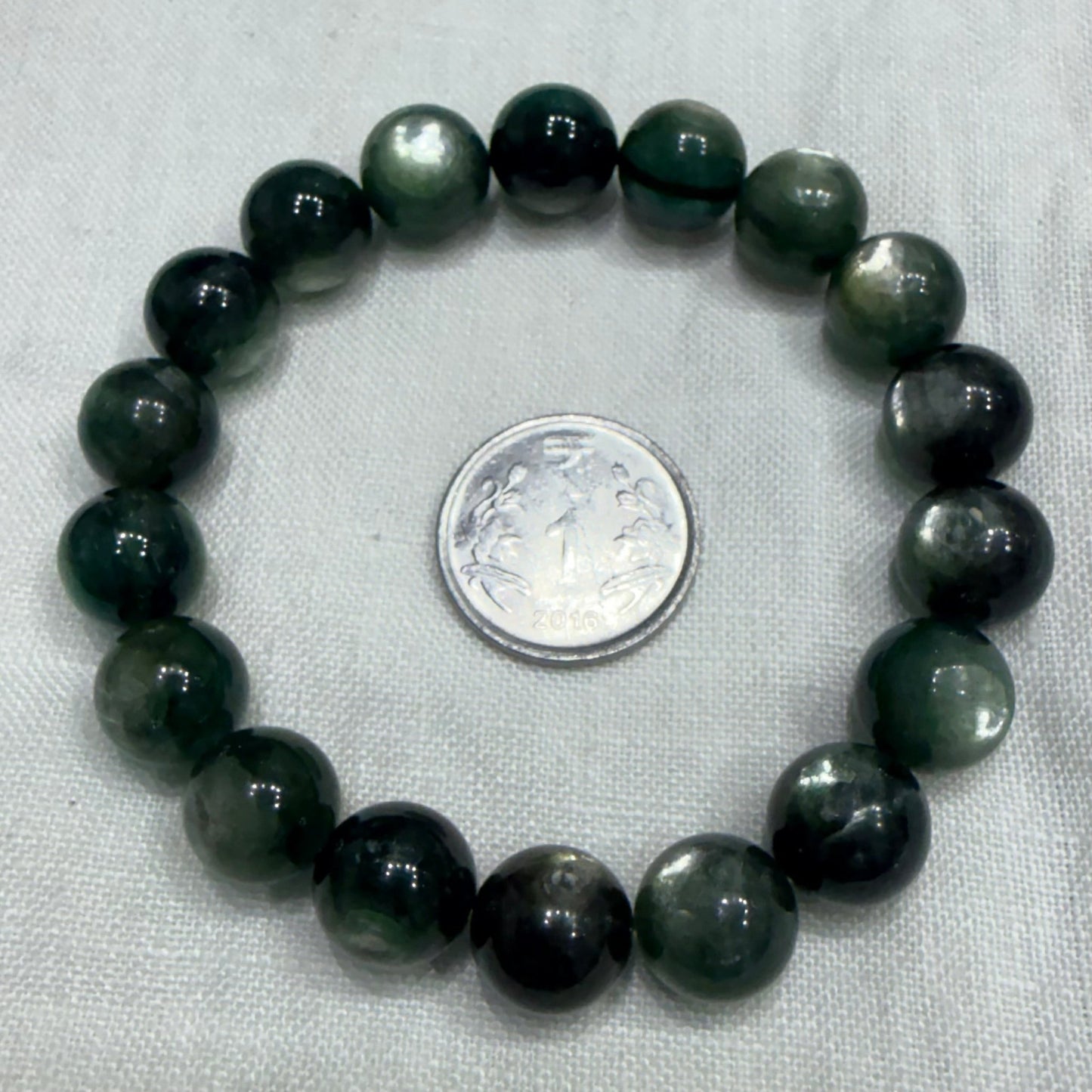 Natural Green Lepidolite AAA quality 8/10/12 mm Lab Tested - GemKrishna