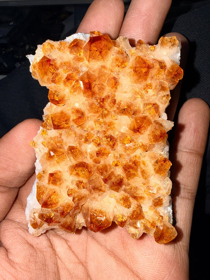 Natural Raw Citrine Cluster Pointers 147 grams - GemKrishna