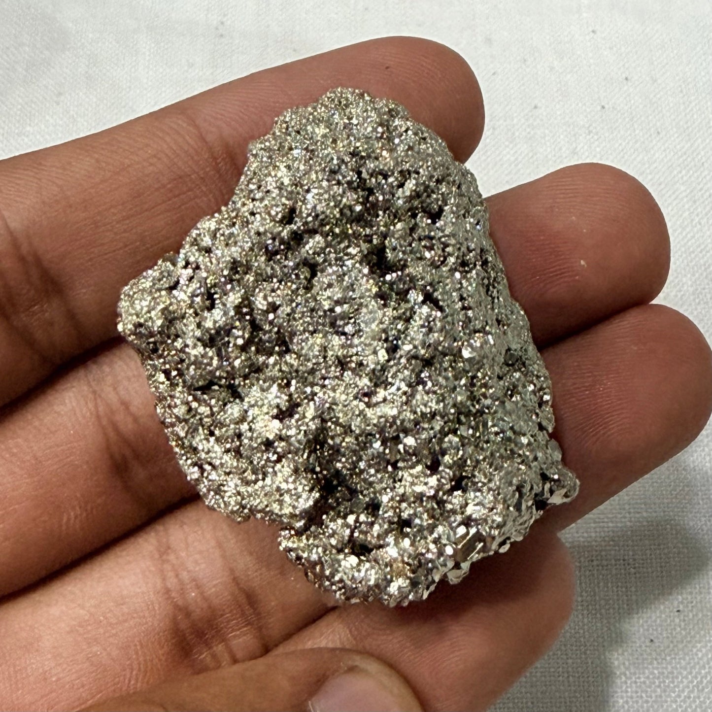 Natural Raw Pyrite — Abundance and Peace For individuals — 61.70 Grams - GemKrishna