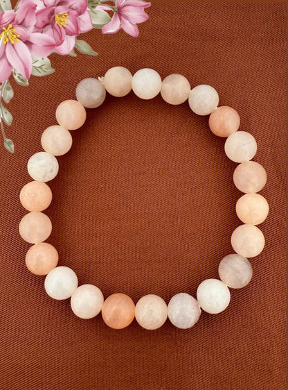 Pink Aventurine Bracelet (Reduces Anxiety and Promotes Mental Well-being) 💗🧘‍♀️