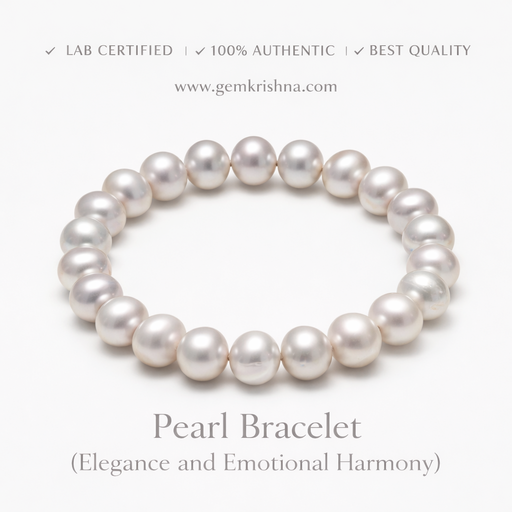 Pearl Bracelet (Elegance and Emotional Harmony) premium GemKrishna product cover