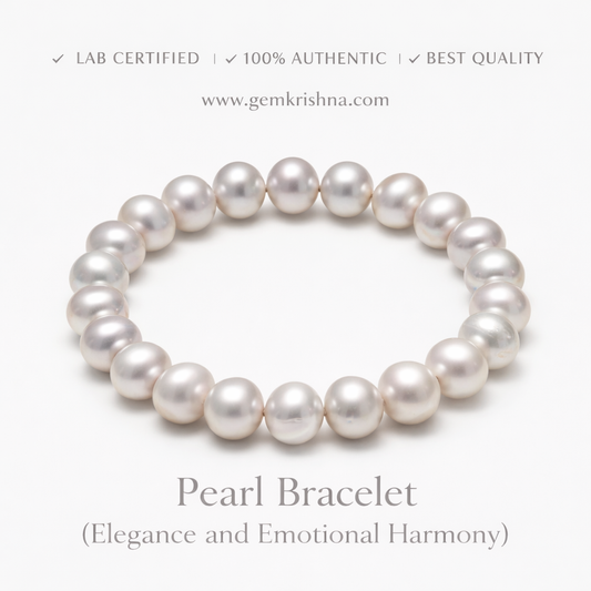 Pearl Bracelet (Elegance and Emotional Harmony) premium GemKrishna product cover