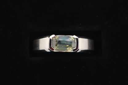 Natural Alexandrite Platinum Ring (Color Changing Stone)