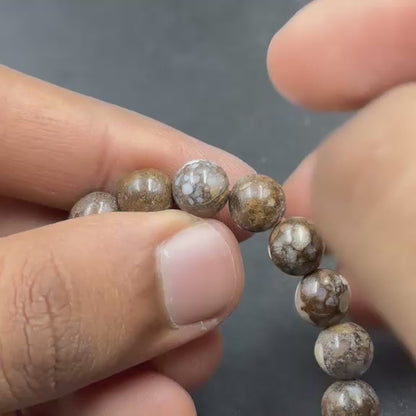 African Lace Opal Bracelet (Emotional Balance and Calm Energy)