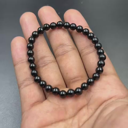 Black Obsidian 6mm Bracelet (Protection & Grounding)