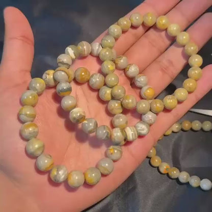 AAA Bumblebee Jasper Bracelet (Confidence & Motivation)