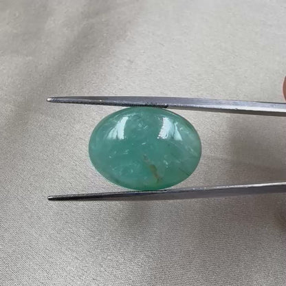 Natural Emerald  Round Shape cut stone  16.67 carat