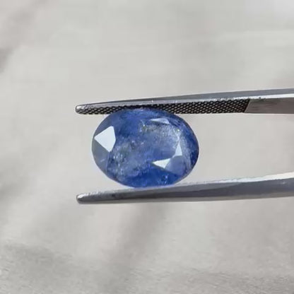 Madagascar Natural Blue Sapphire  No Treatment  6.42  carat