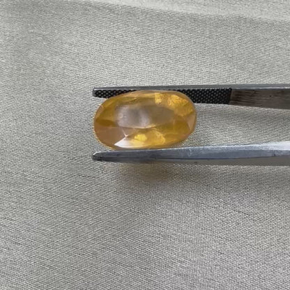 Hessonite garnet (Gomed)  Oval Cut Stone 9.05 carat