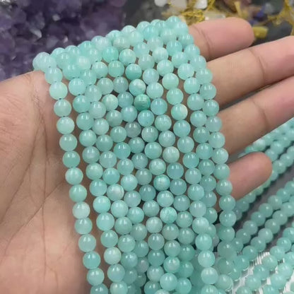 Amazonite AAA Mala & Bracelet (Calmness & Communication)