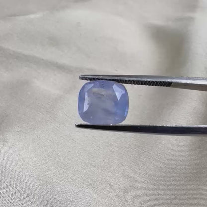 Natural Blue Sapphire  Cushion Mixed Cut  7.09 carat