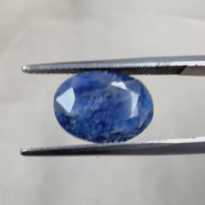 Madagascar Natural Blue Sapphire  No Treatment  6.43 carat