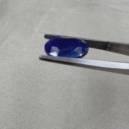 Madagascar Natural Blue Sapphire  No Treatment  6.34 carat