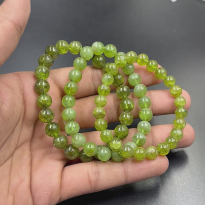 Peridot Gem Quality Bracelet – Abundance & Joy, August Birthstone