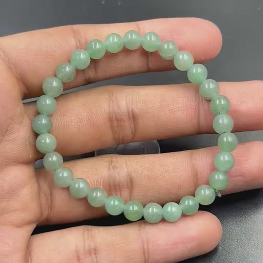 Green Aventurine 6mm Bracelet (Luck & Prosperity)