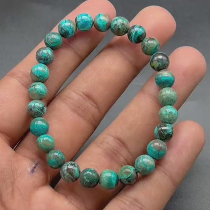 Chrysocolla Bracelet AAA (Communication & Emotional Balance)