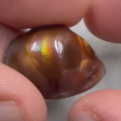 Natural Fire agate Gemstone 19.35 ct