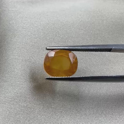 Hessonite garnet (Gomed)  Oval Cut Stone 4.81 carat