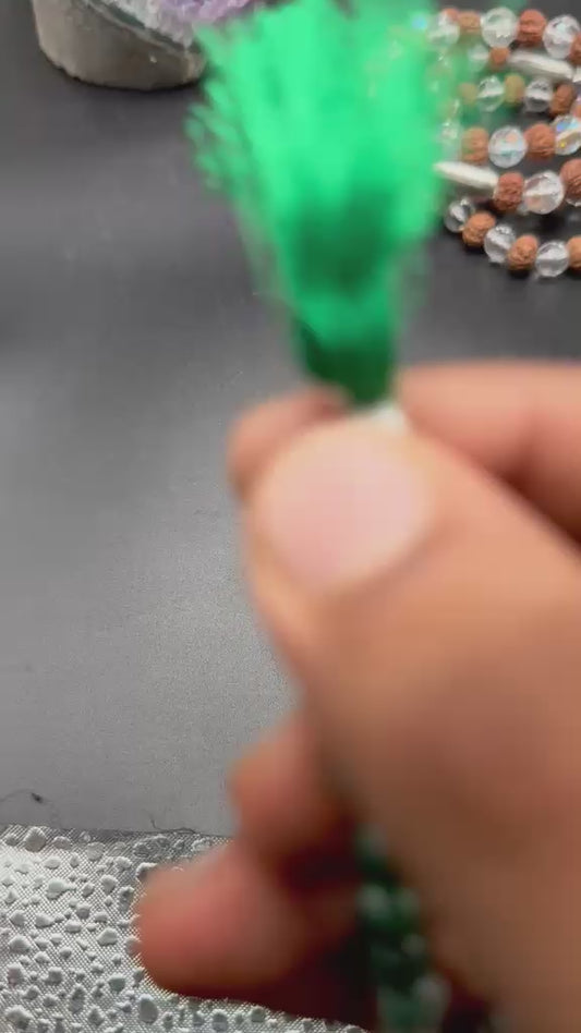 Moss Agate 6mm Mala (Growth & Abundance)