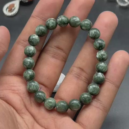 Seraphinite Bracelet AAA (Spiritual Growth & Inner Peace)